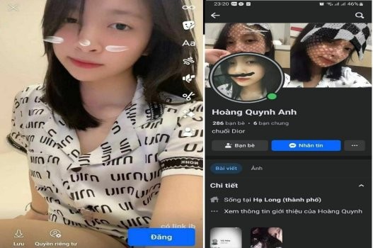 Clip quan hệ Hoàng Quỳnh Anh bị phát tán cùng bạn trai