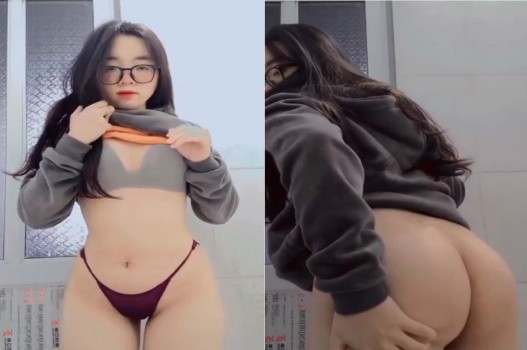 Clip sex cô nàng kính cận bên cạnh siêu dâm