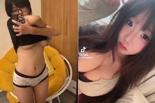 Cô gái TikTok xinh đẹp hồn nhiên nhưng rất gợi cảm