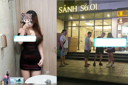 Hot girl đi khách bị ghi hình lén
