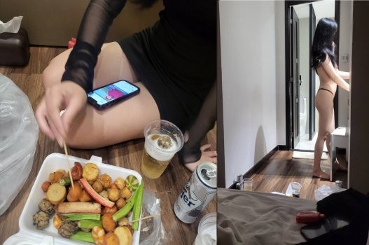 Mời cô gái đến nhà chơi cực phê